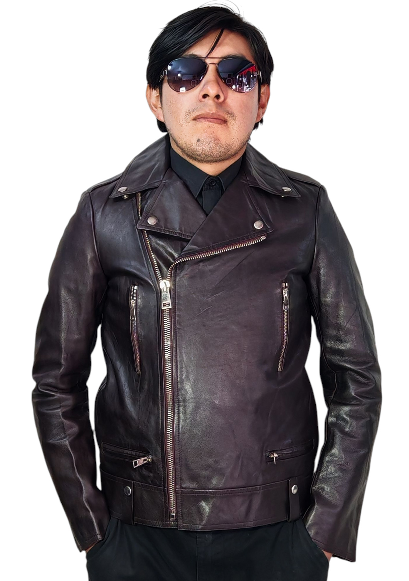 Biker Americana Marrón