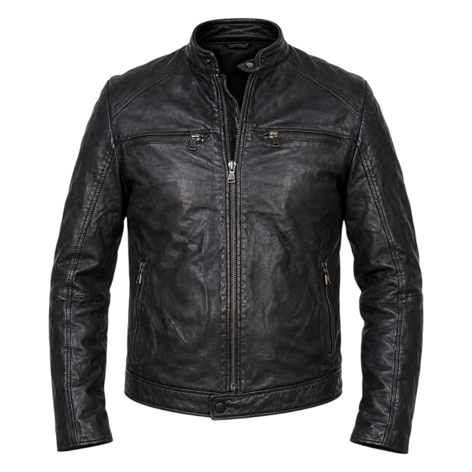 Casual Leather Jacket D-FIT